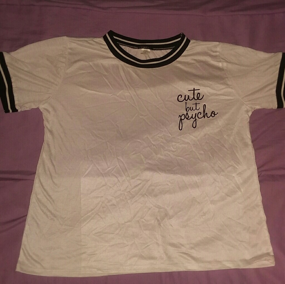 Rue 21 Cute but psycho crop top